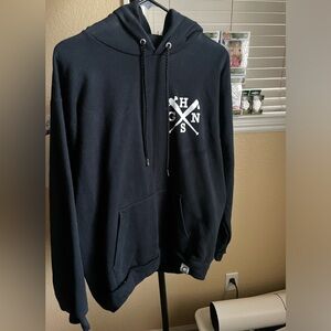 Contour Hooligans Large Logo Pullover Hoodie Adult Small